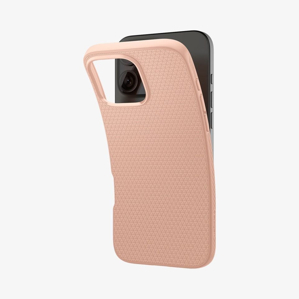 Spigen iPhone 16 Pro Max Kılıf Liquid Air Rose Titanium