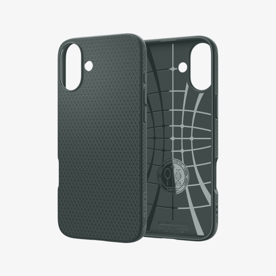 Spigen iPhone 16 Plus Kılıf Liquid Air Abyss Green