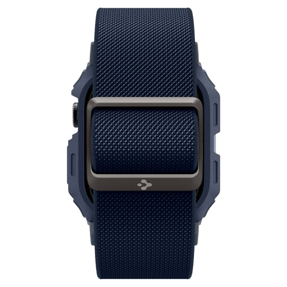 Spigen Apple Watch 46mm Seri 11/10 ile Uyumlu Kılıf & Kordon Kayış Lite Fit Pro Navy Blue