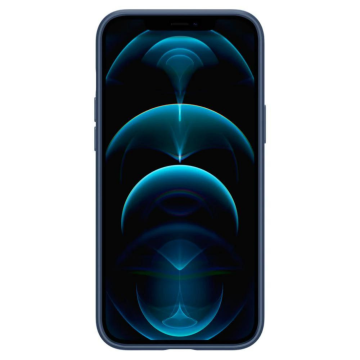 iPhone 12 Pro Max Kılıf, Spigen Thin Fit Pro Deep Blue
