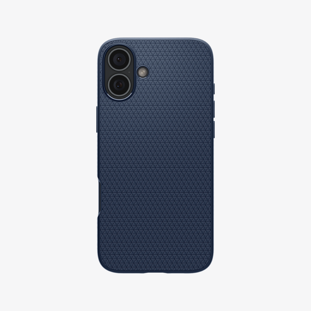 Spigen iPhone 16 Plus Kılıf Liquid Air Navy Blue