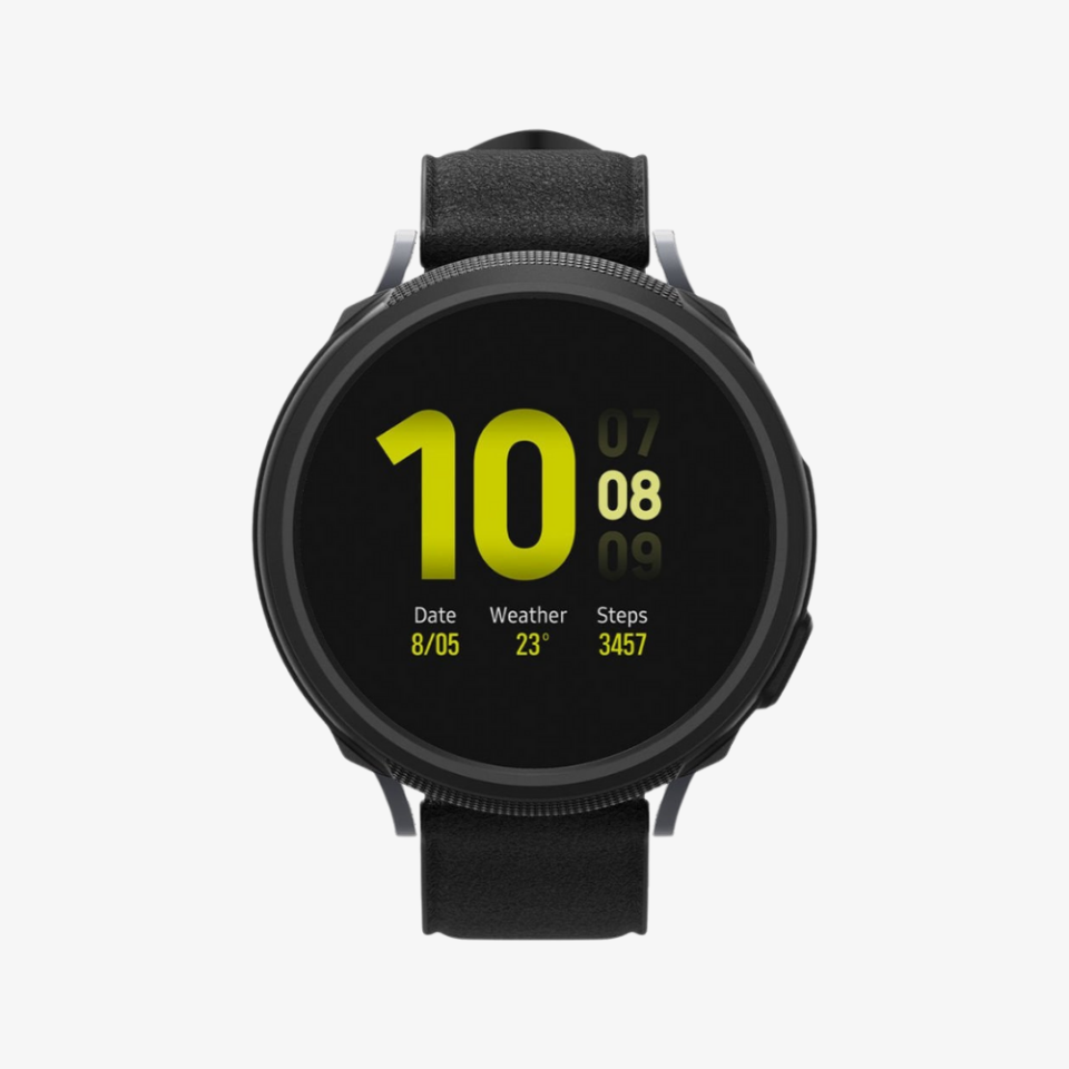 Spigen Samsung Galaxy Watch FE (40mm) 5/4 (40mm) Kılıf Liquid Air Matte Black