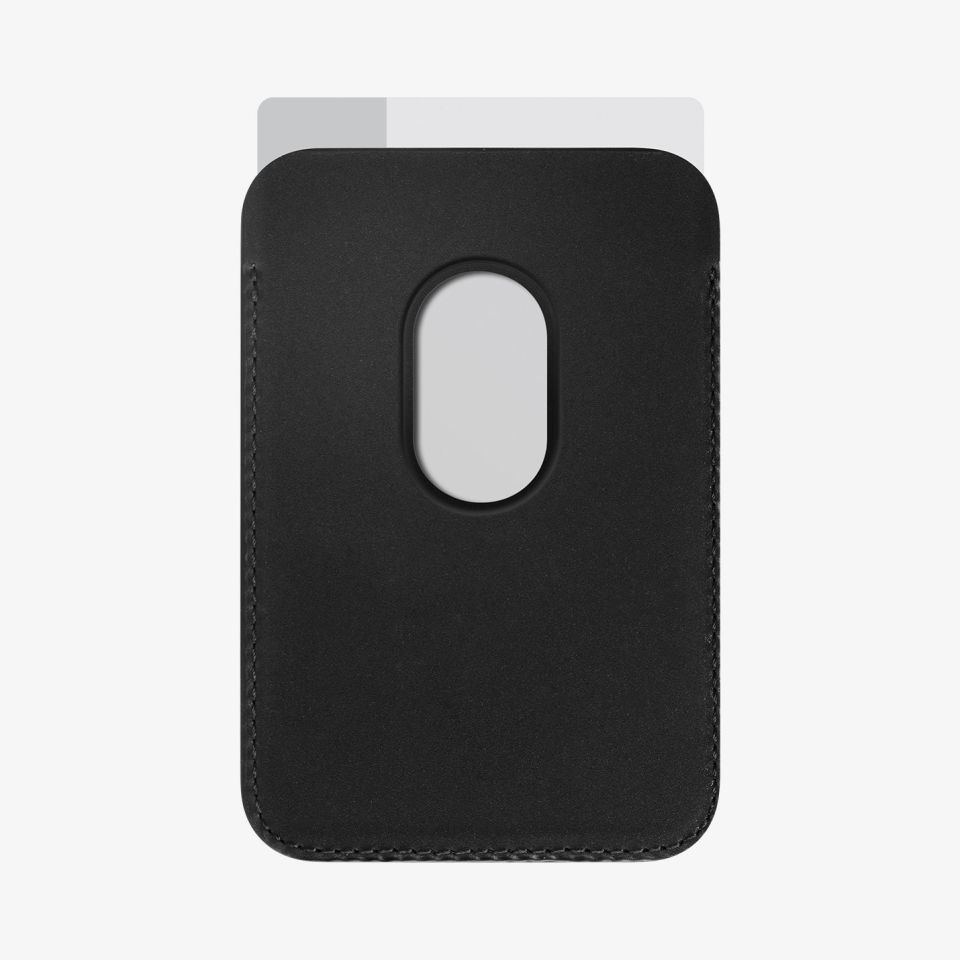 Spigen Apple MagSafe iPhone 15 / iPhone 14 / iPhone 13 / iPhone 12 Serisi için Cüzdan Valentinus Black