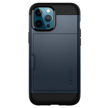 iPhone 12 Pro Max Kılıf, Spigen Slim Armor CS Metal Slate