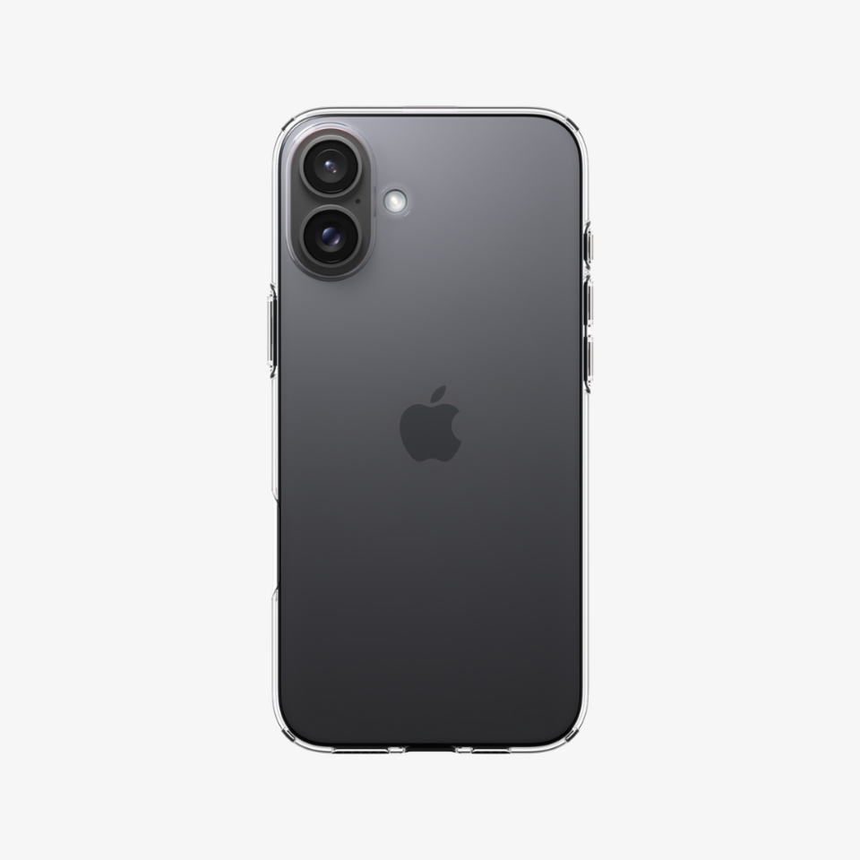 Spigen iPhone 16 Plus Kılıf Liquid Crystal 4 Tarafı Tam Koruma Crystal Clear