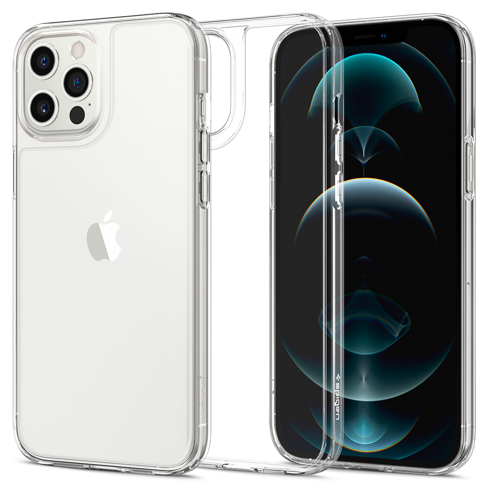 iPhone 12 Pro Max Kılıf, Spigen Quartz Hybrid Crystal Clear
