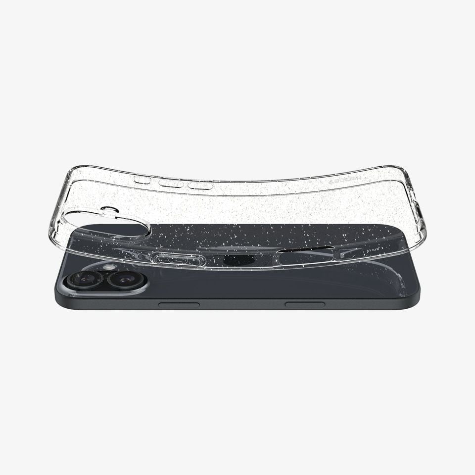 Spigen iPhone 16 Plus Kılıf Liquid Crystal Glitter Crystal Quartz