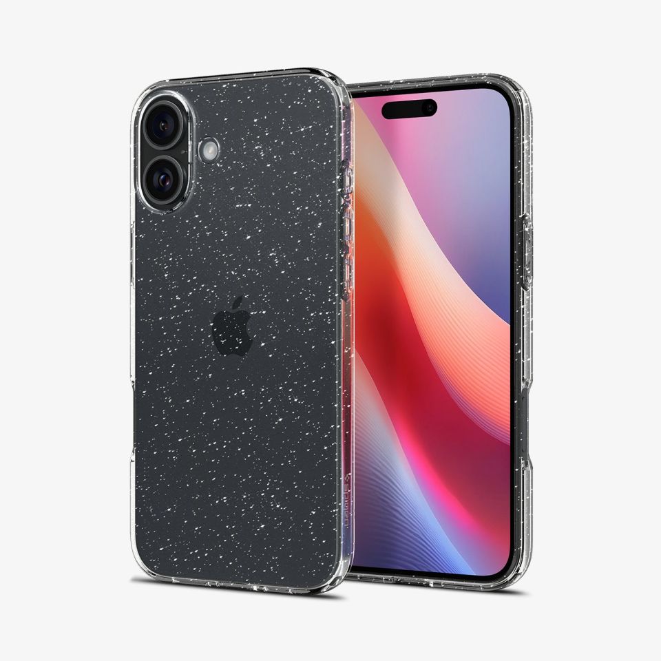 Spigen iPhone 16 Plus Kılıf Liquid Crystal Glitter Crystal Quartz