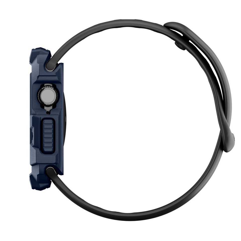 Spigen Apple Watch 46mm Seri 11/10 ile Uyumlu Kılıf Rugged Armor 2 Navy Blue