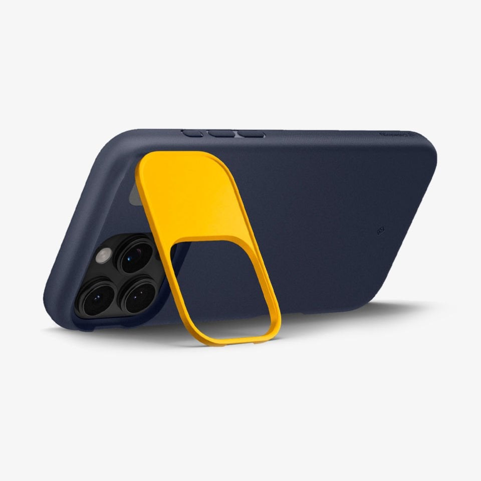 Spigen Caseology iPhone 16 Pro Max Kılıf Nano Pop Mag MagSafe Özellikli Kickstand Blueberry Navy