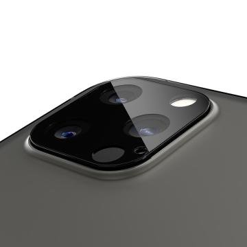 iPhone 12 Pro Max Kamera Lens Cam Ekran Koruyucu, Spigen Glas.tR Optik (2 Adet) Black
