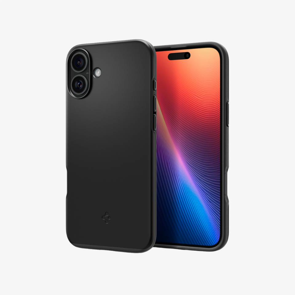 Spigen iPhone 16 Plus Kılıf Thin Fit MagFit MagSafe Özellikli Black
