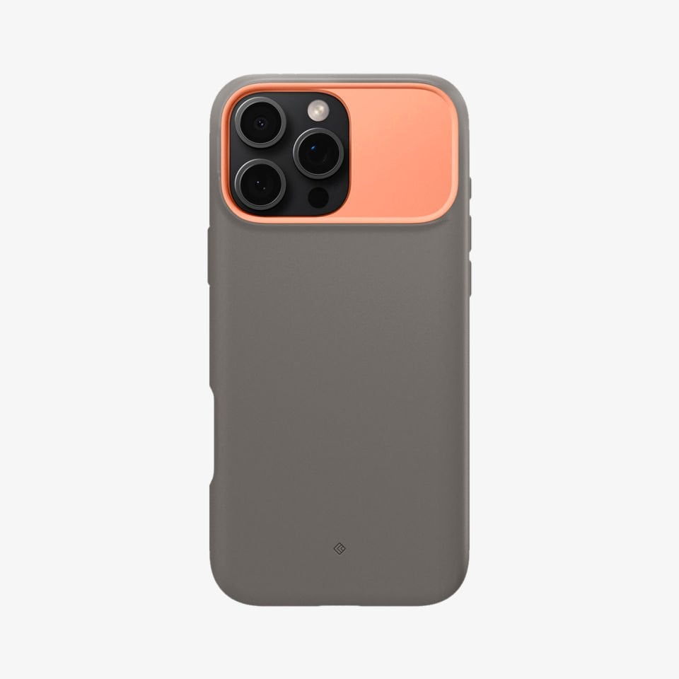 Spigen Caseology iPhone 16 Pro Max Kılıf Nano Pop Mag MagSafe Özellikli Kickstand Papaya Gray