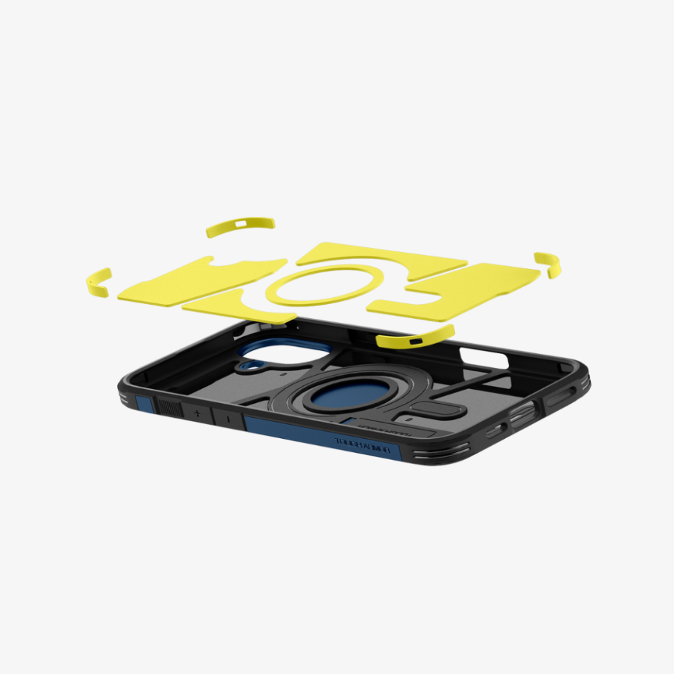 Spigen iPhone 16 Plus Kılıf Tough Armor AI MagFit MagSafe Özellikli Navy Blue