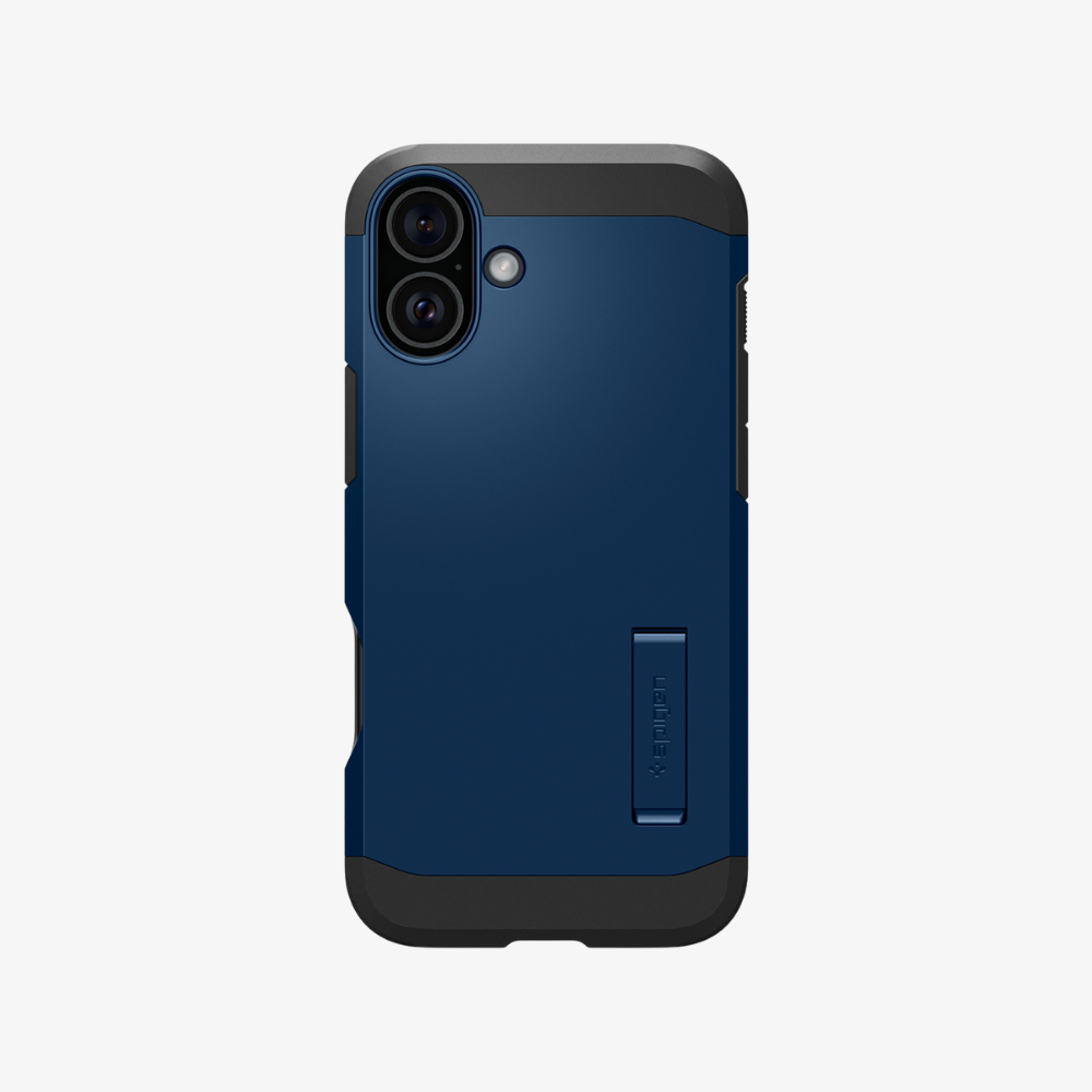 Spigen iPhone 16 Plus Kılıf Tough Armor AI MagFit MagSafe Özellikli Navy Blue