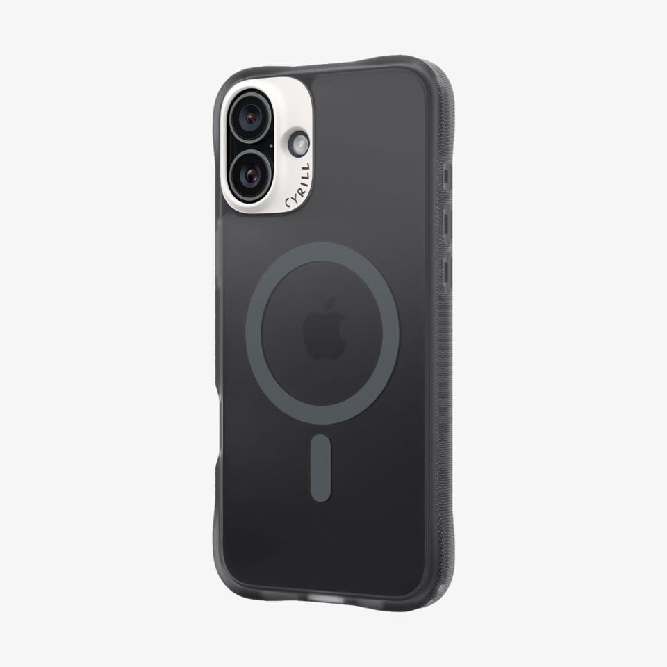 Ciel by Cyrill iPhone 16 Kılıf Ultra Sheer Mag MagSafe Özellikli Space Gray