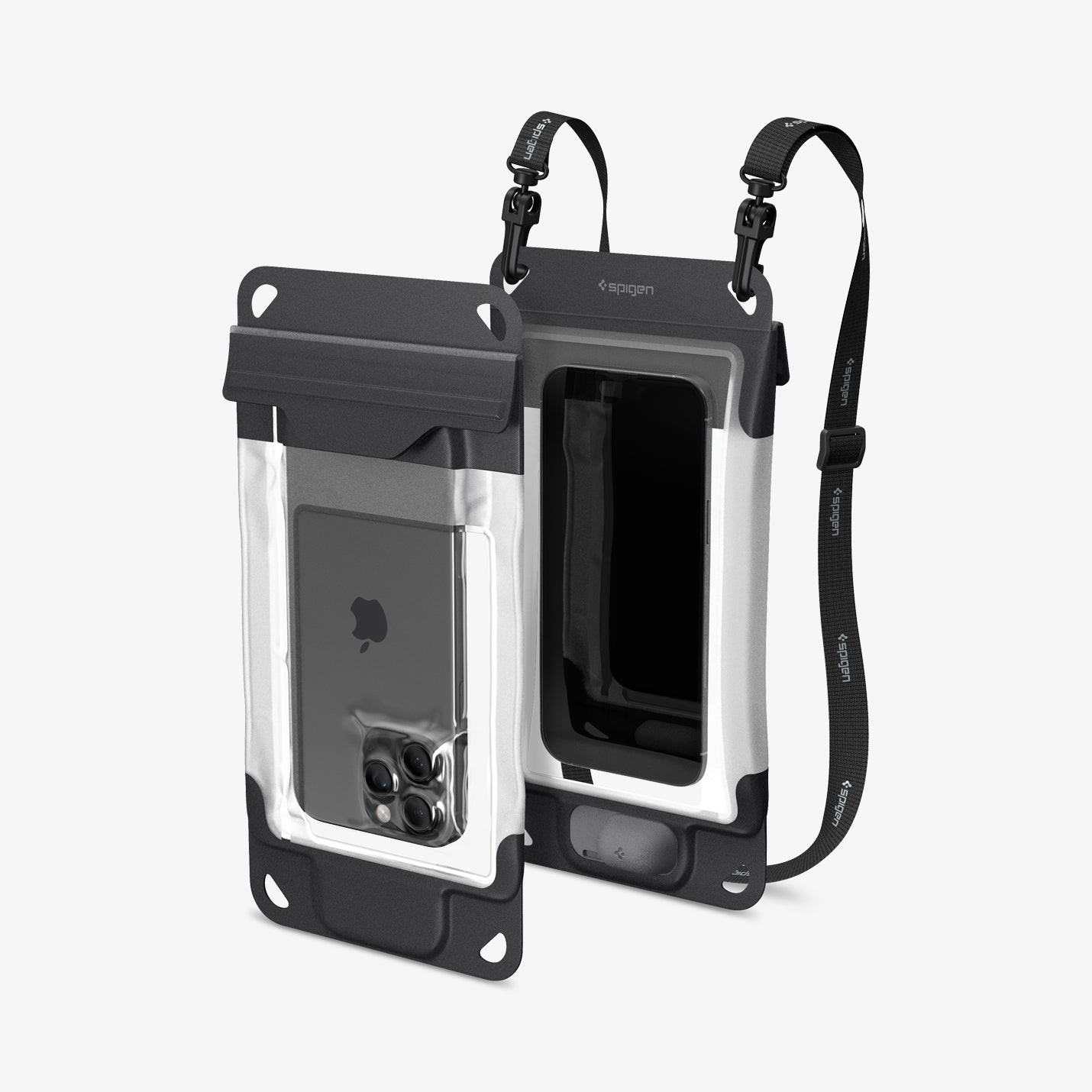 Spigen Aqua Shield WaterProof iPX8 Sertifikalı Su Geçirmez Kılıf (Dahili Pompa ile Sızdırmaz Vakumlama Teknolojisi) A602 Charcoal Gray - ACS09306 Charcoal Gray