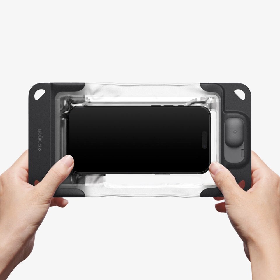 Spigen Aqua Shield WaterProof iPX8 Sertifikalı Su Geçirmez Kılıf (Dahili Pompa ile Sızdırmaz Vakumlama Teknolojisi) A602 Charcoal Gray - ACS09306 Charcoal Gray