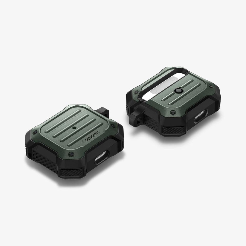 AirPods 3.Nesil Kılıf, Spigen Tough Armor Military Green