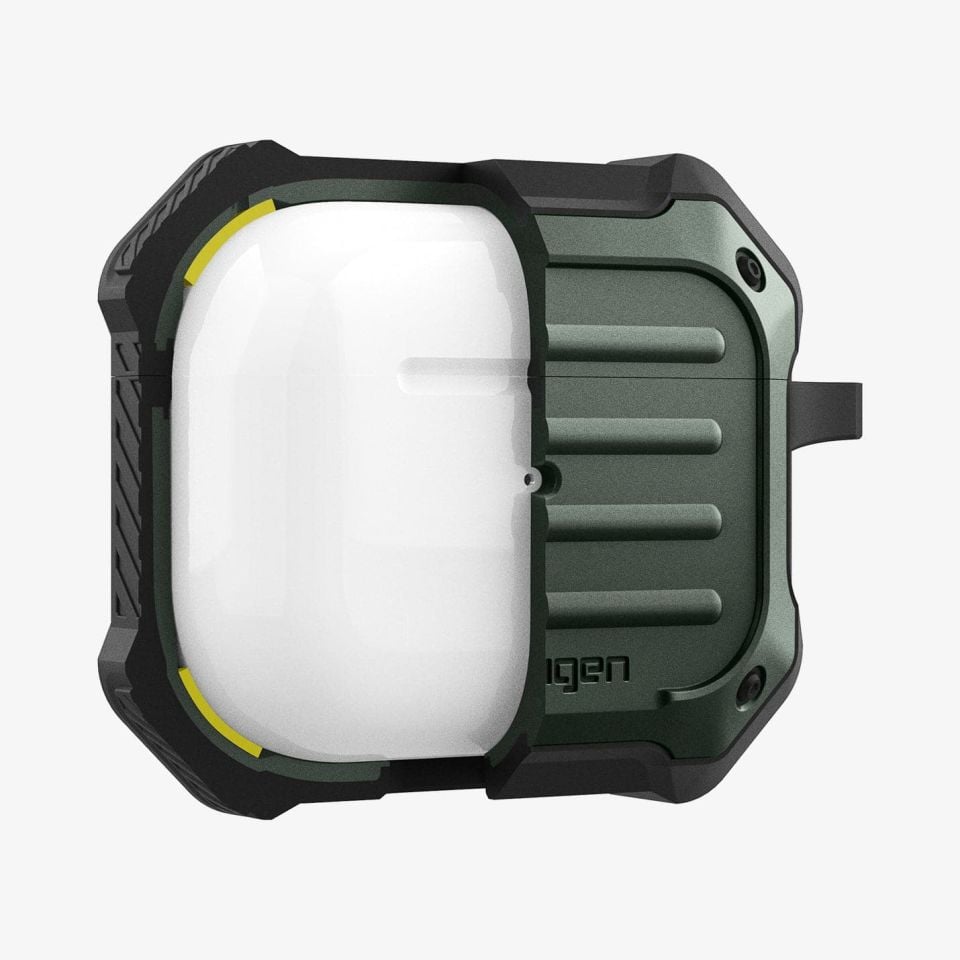 AirPods 3.Nesil Kılıf, Spigen Tough Armor Military Green