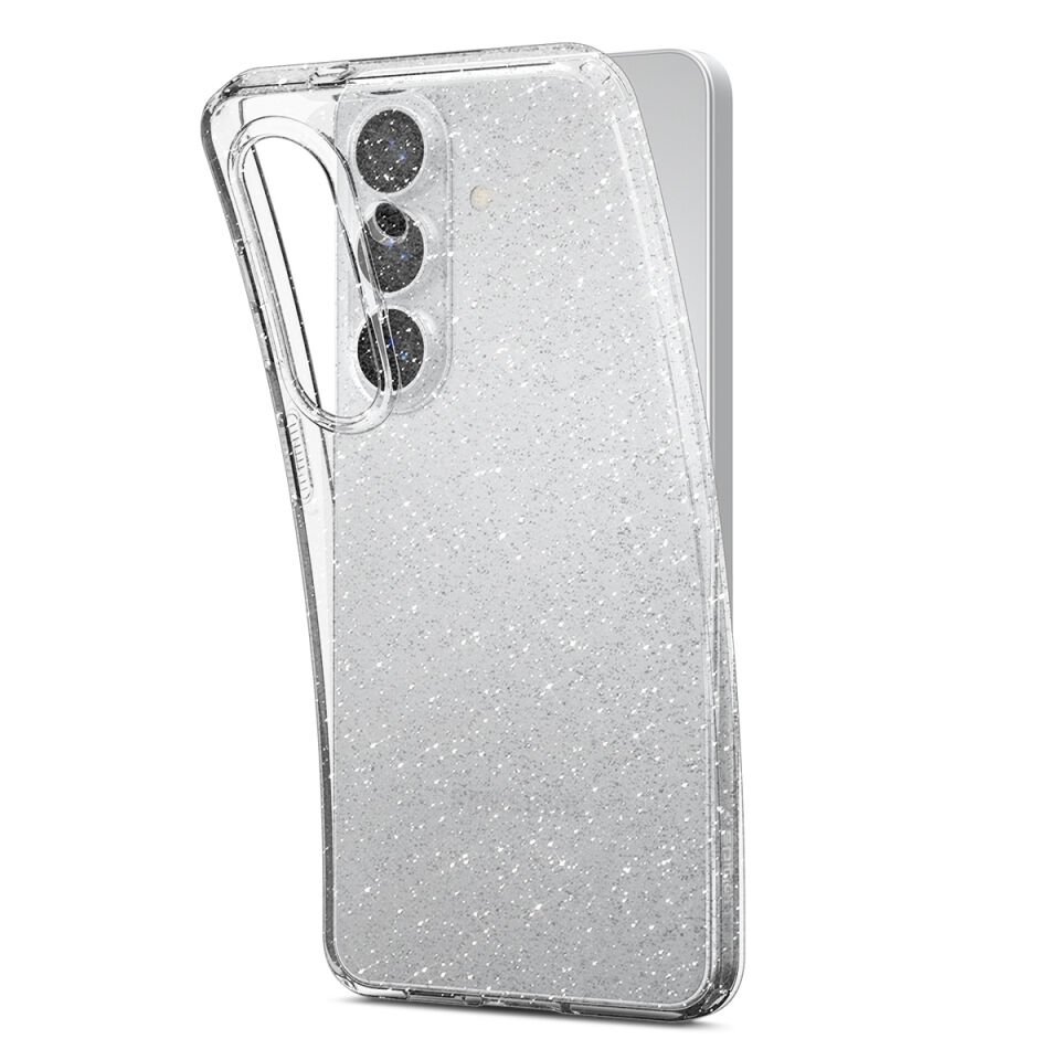 Spigen Samsung Galaxy S26 ile Uyumlu ince Kılıf Liquid Crystal Glitter Sararmaya Dayanıklı DuraClear™ Hava Kanalı Teknolojisi™ Askeri Sınıf Koruma Şeffaf Kapak