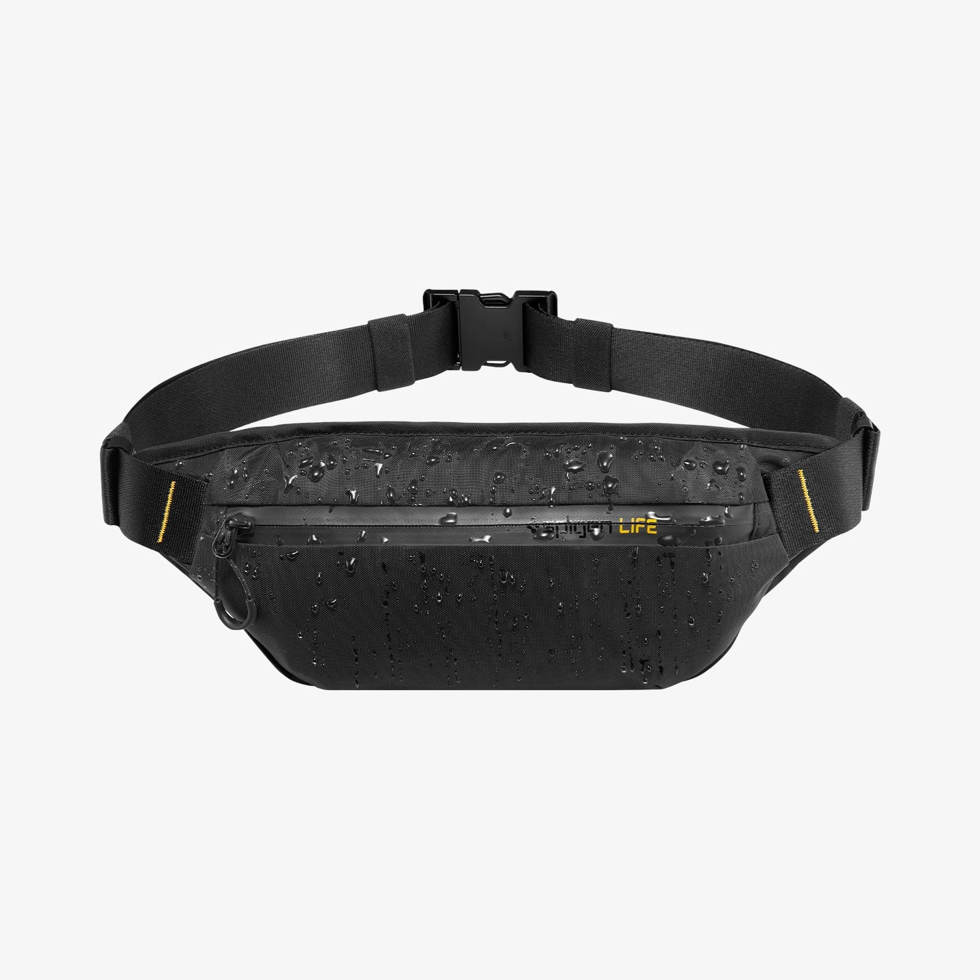 Spigen Bel Çantası / 4 Bölmeli / Suya Dayanıklı Waistbag Klasden Black