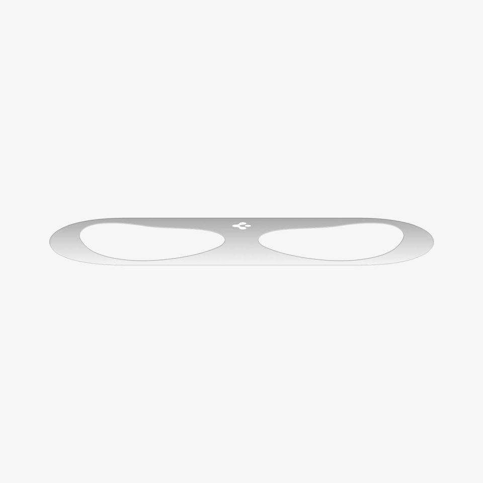 AirPods 3. Nesil Kapak İçi Kir / Toz Önleyici, Spigen Shine Shield (2 Adet) Metal Silver