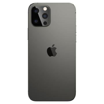 iPhone 12 Pro Kamera Lens Cam Ekran Koruyucu, Spigen Glas.tR Optik (2 Adet) Black