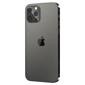 iPhone 12 Pro Kamera Lens Cam Ekran Koruyucu, Spigen Glas.tR Optik (2 Adet) Black