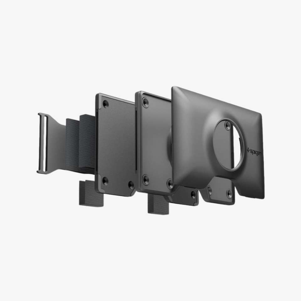 AirTag ile Uyumlu RFID Korumalı Cüzdan Kart Tutucu Kılıf, Spigen Wallet S İnce Minimalist Kredi Kartı Tutacağı Gunmetal