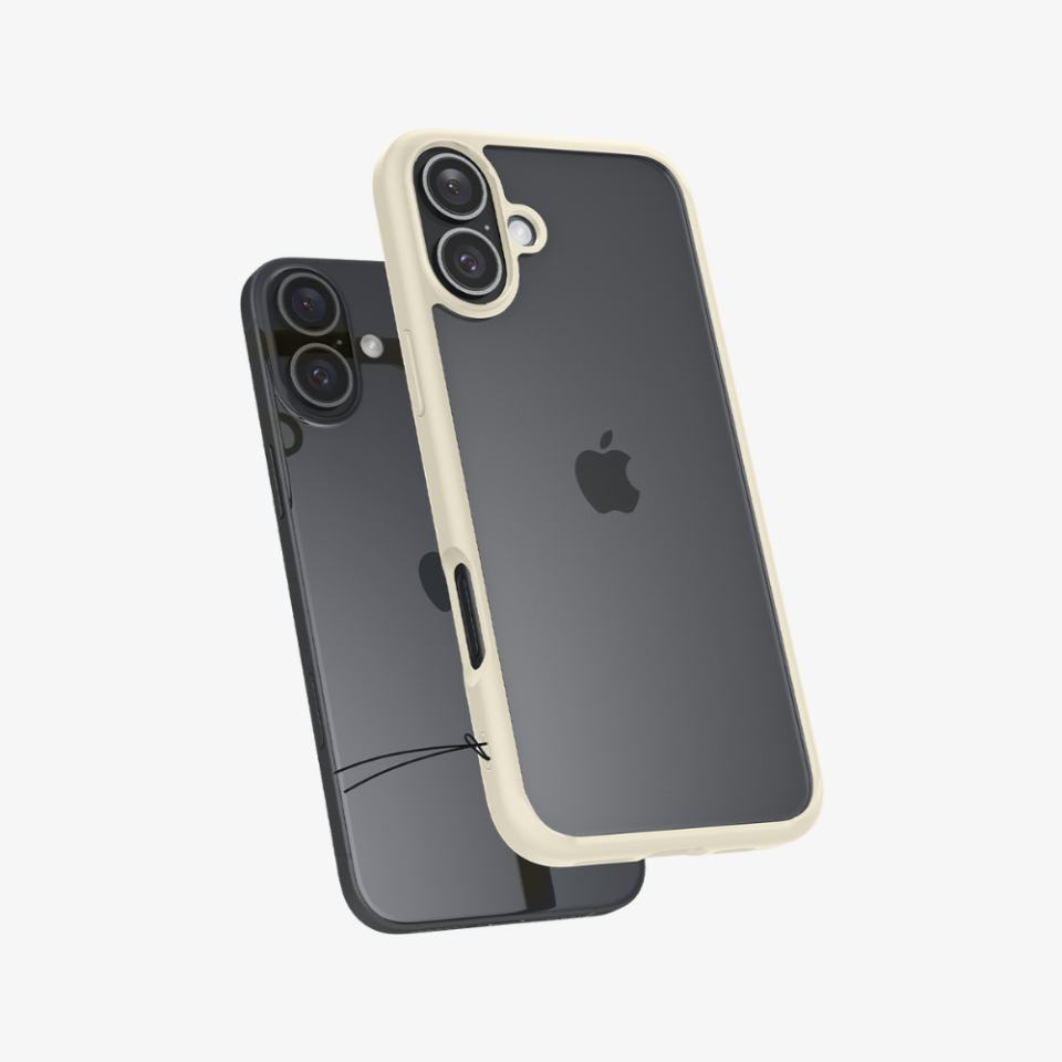 Spigen iPhone 16 Plus Kılıf Ultra Hybrid Mute Beige