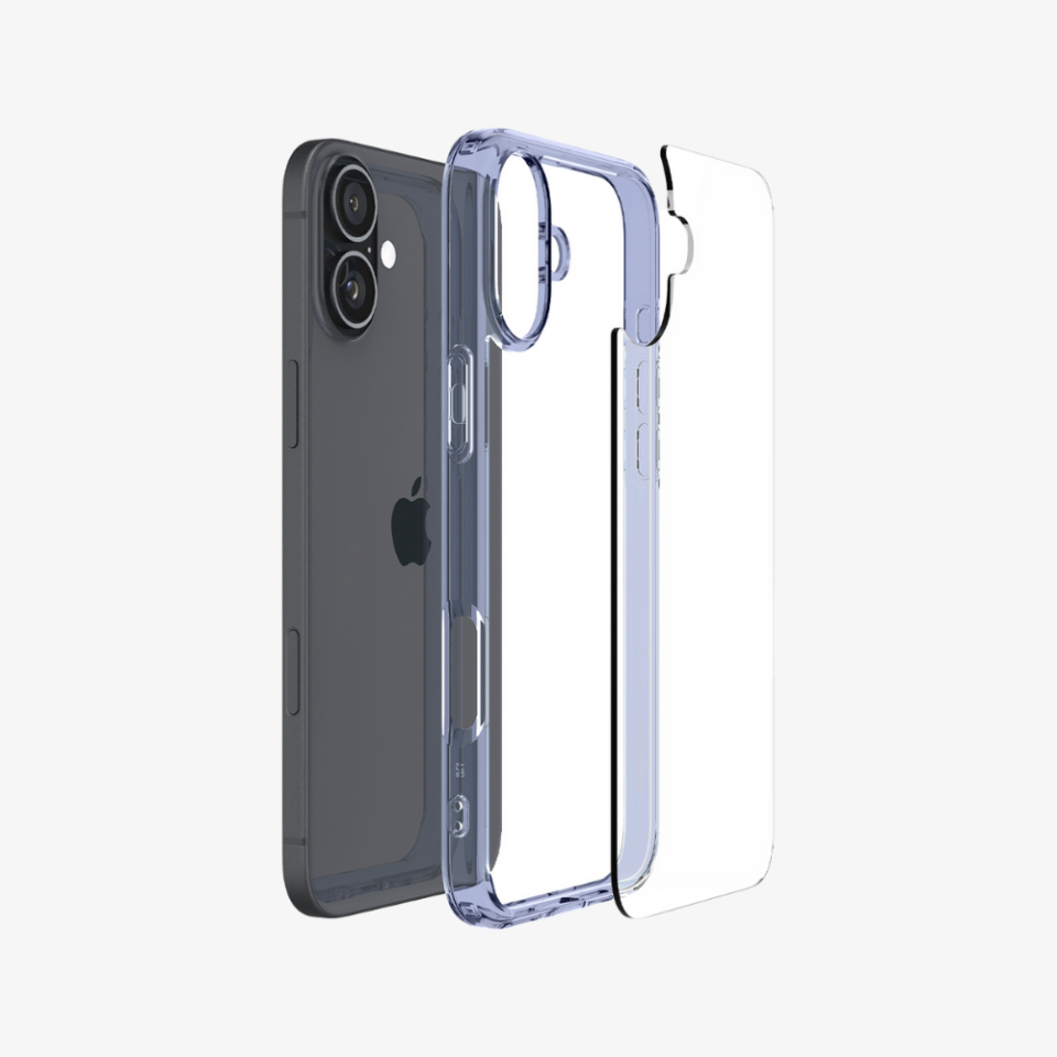 Spigen iPhone 16 Plus Kılıf Ultra Hybrid Sky Crystal