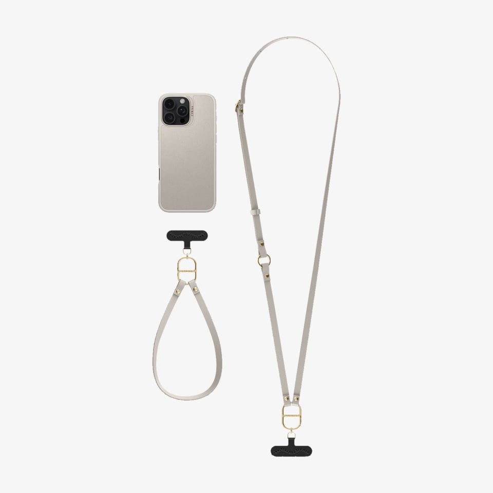 Spigen Ciel by Cyrill iPhone 16 Pro Kılıf Kajuk Mag MagSafe Özellikli Classic Charm Cream