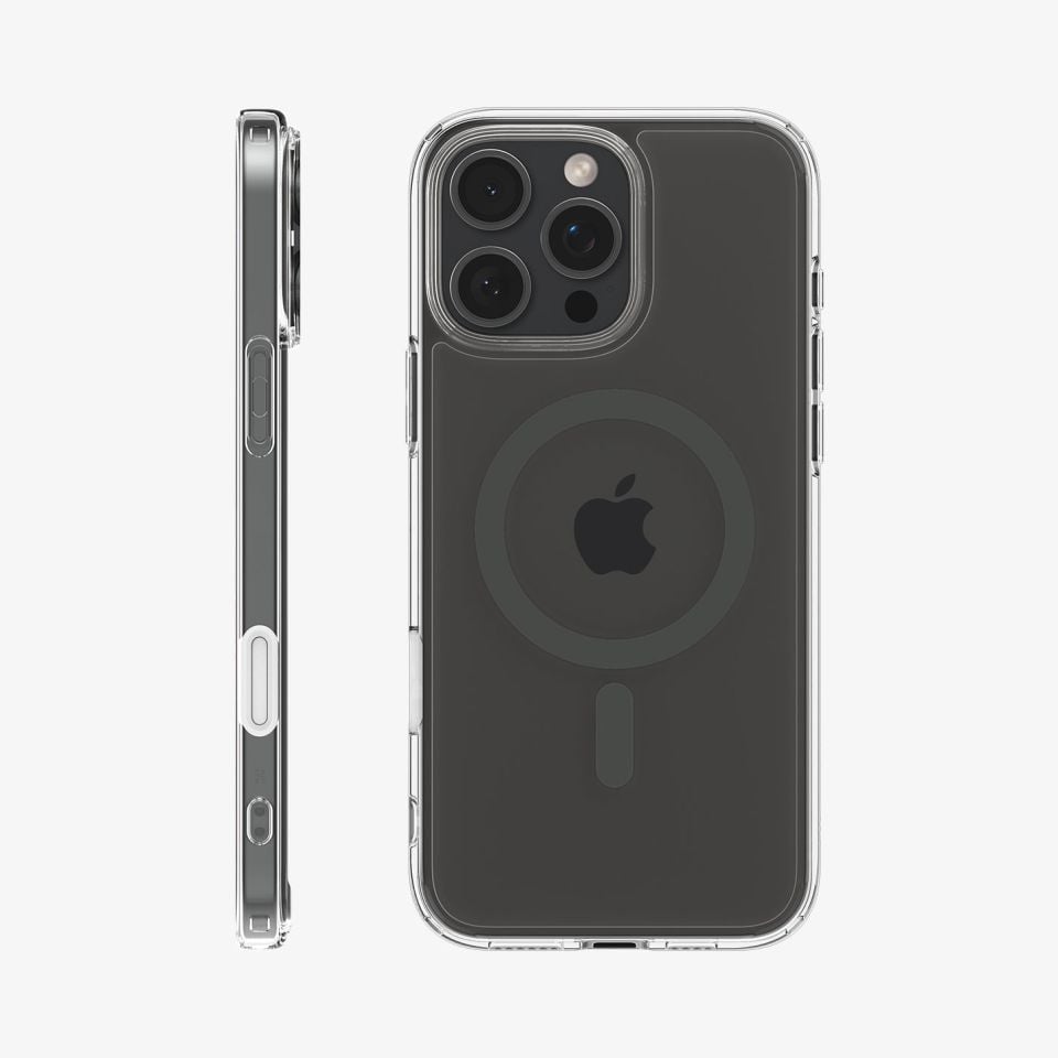 Spigen iPhone 16 Pro Kılıf Ultra Hybrid T (Kamera Buton Korumalı) MagFit MagSafe Özellikli Graphite