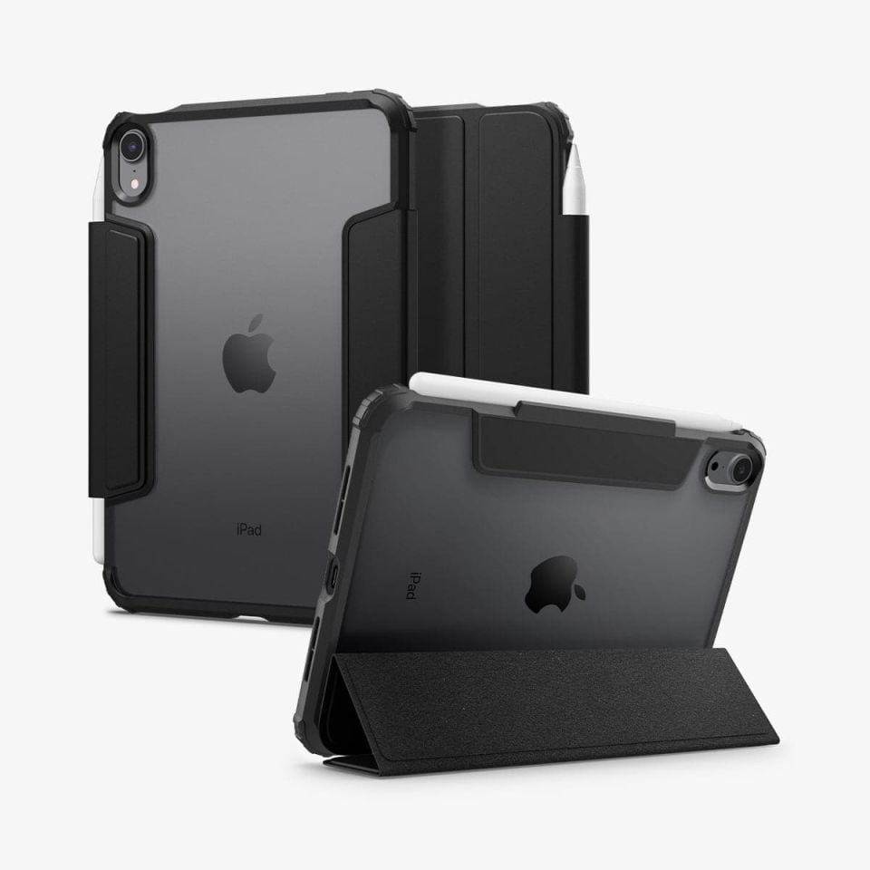 Spigen iPad Mini 6 (2021) ve Mini 7 (2024) Kılıf Ultra Hybrid Pro Black