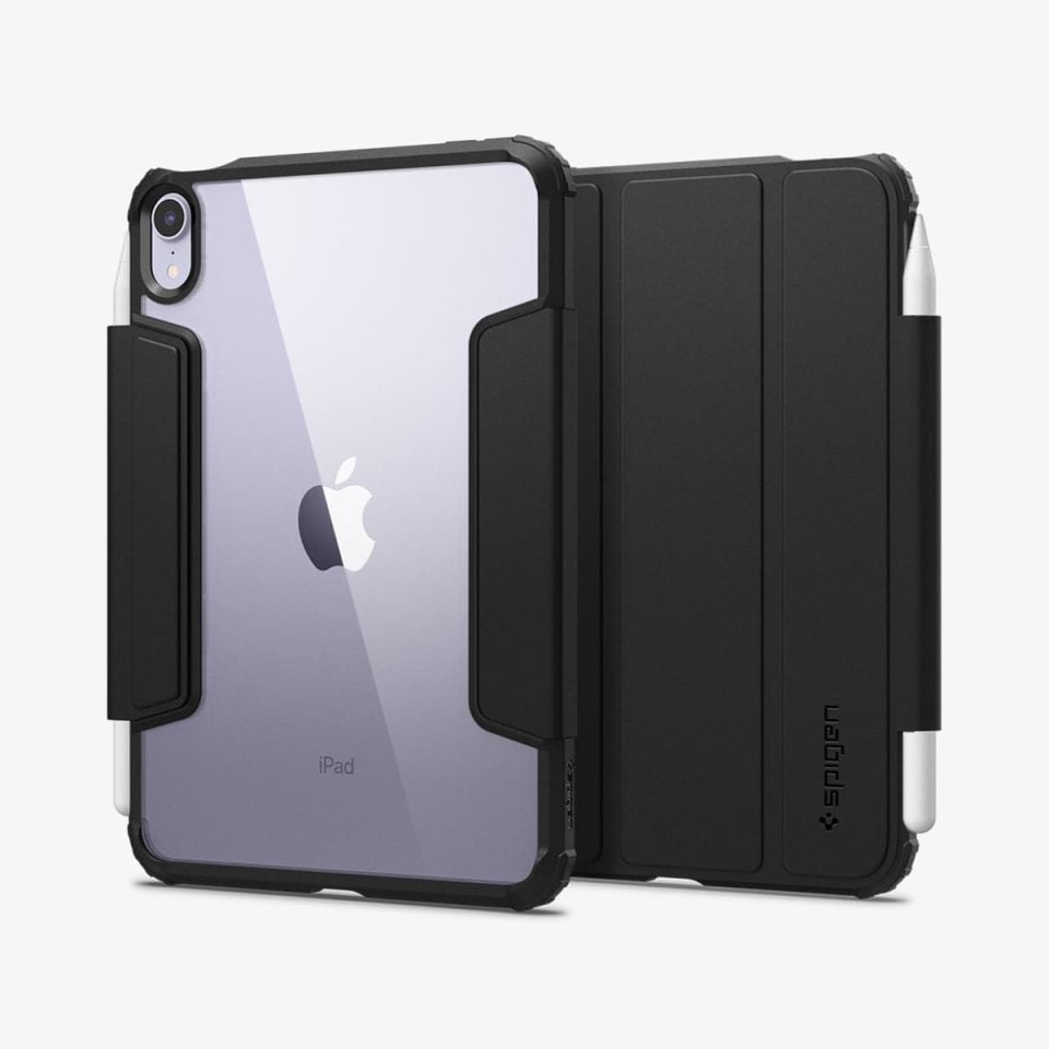 Spigen iPad Mini 6 (2021) ve Mini 7 (2024) Kılıf Ultra Hybrid Pro Black