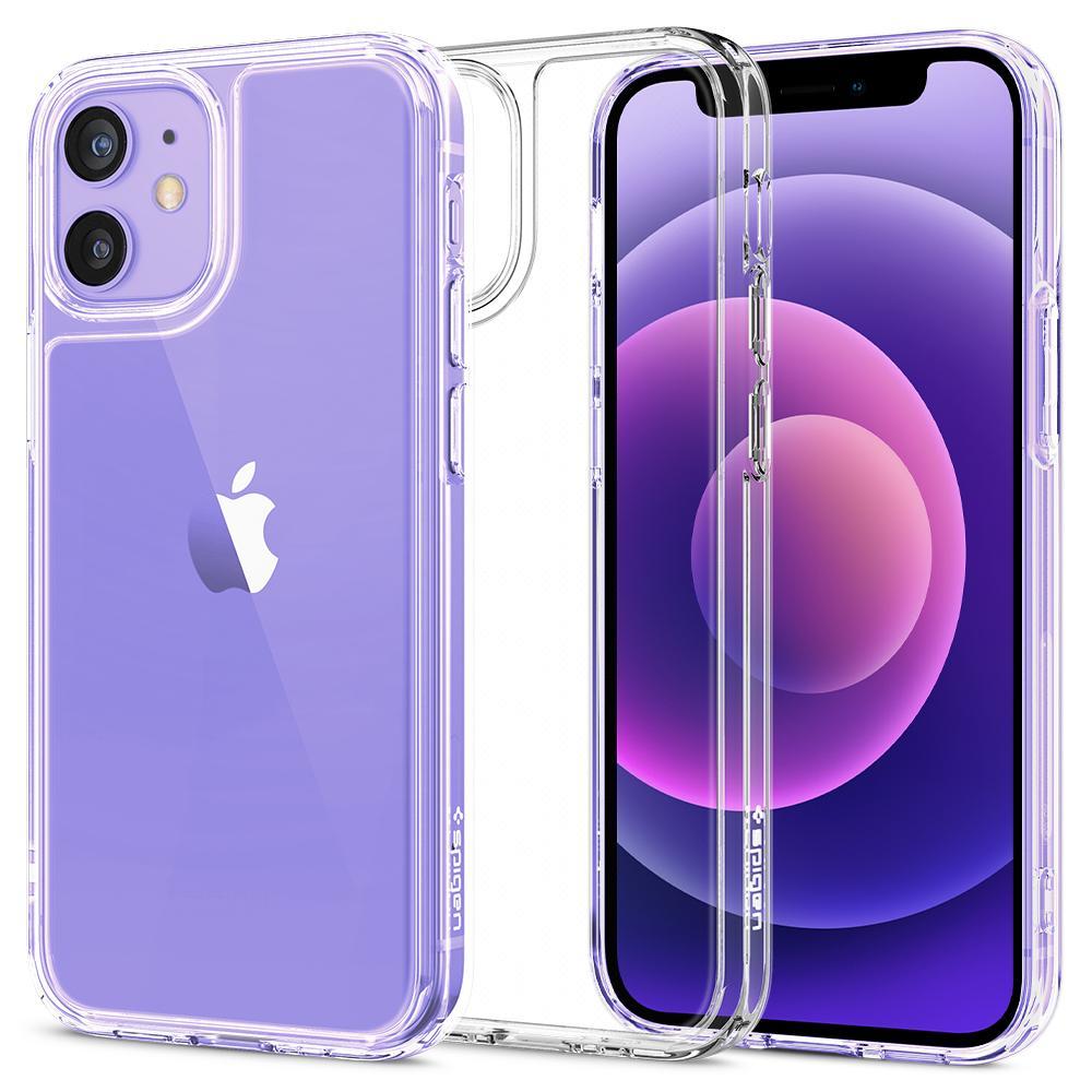 iPhone 12 Mini Kılıf, Spigen Quartz Hybrid Crystal Clear