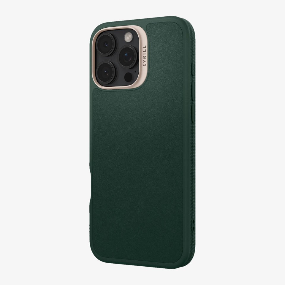Spigen Ciel by Cyrill iPhone 16 Pro Kılıf Kajuk Mag MagSafe Özellikli Forest Green