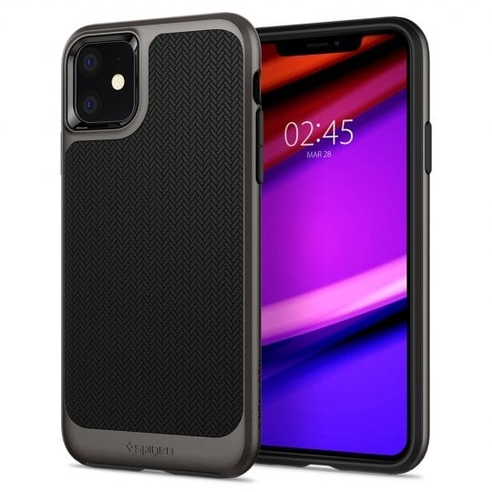 iPhone 11 Kılıf, Spigen Neo Hybrid Gunmetal