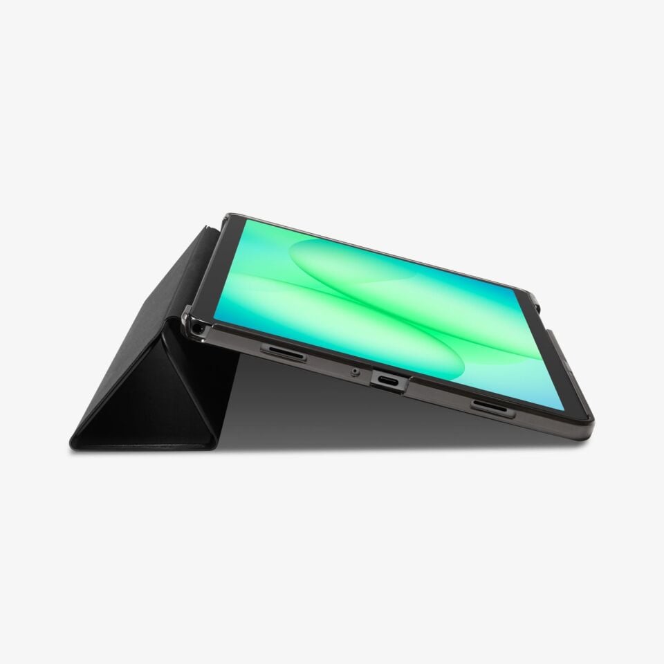 Spigen Samsung Galaxy Tab A11 Plus (2025) / A9 Plus  (2023) ile Uyumlu Kılıf Smart Fold Hava Kanalı Teknolojisi™ Askeri Sınıf Koruma Velo Vegan Deri Tasarım