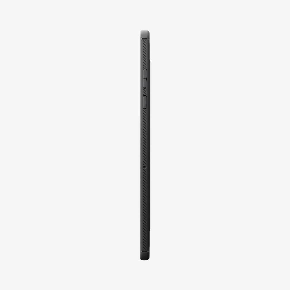 Spigen Samsung Galaxy Tab A11 Plus (2025) ile Uyumlu Ekstra Dayanıklı Kılıf Rugged Armor Hava Kanalı Teknolojisi™ Askeri Sınıf Koruma Çift Katman Kapak Matte Black