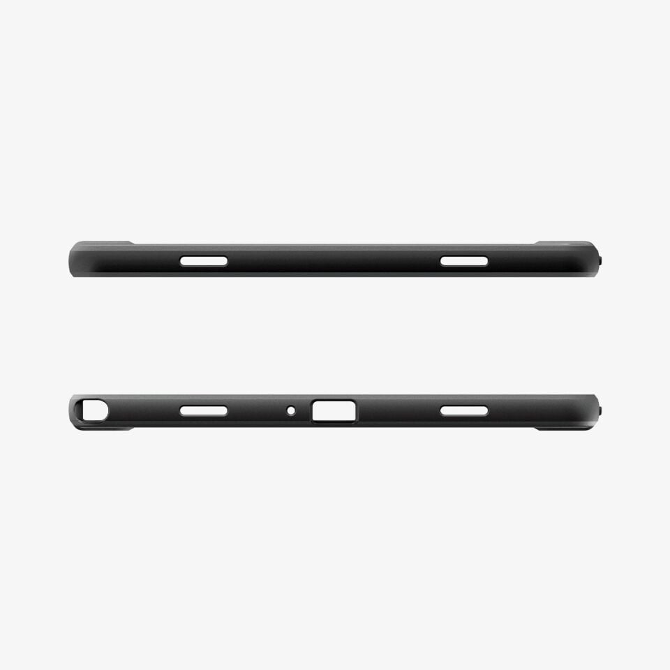 Spigen Samsung Galaxy Tab A11 Plus (2025) ile Uyumlu Ekstra Dayanıklı Kılıf Rugged Armor Hava Kanalı Teknolojisi™ Askeri Sınıf Koruma Çift Katman Kapak Matte Black