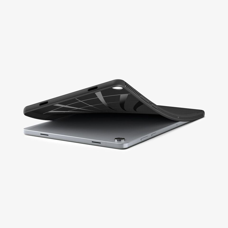 Spigen Samsung Galaxy Tab A11 Plus (2025) ile Uyumlu Ekstra Dayanıklı Kılıf Rugged Armor Hava Kanalı Teknolojisi™ Askeri Sınıf Koruma Çift Katman Kapak Matte Black