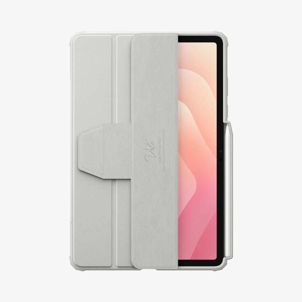 Spigen Galaxy Tab S11 Ultra ile Uyumlu ince Kılıf Ultra Hybrid Pro Sararma Karşıtı DuraClear™ Hava Kanalı Teknolojisi™ Askeri Sınıf Koruma MagFit Şeffaf Kapak Gray