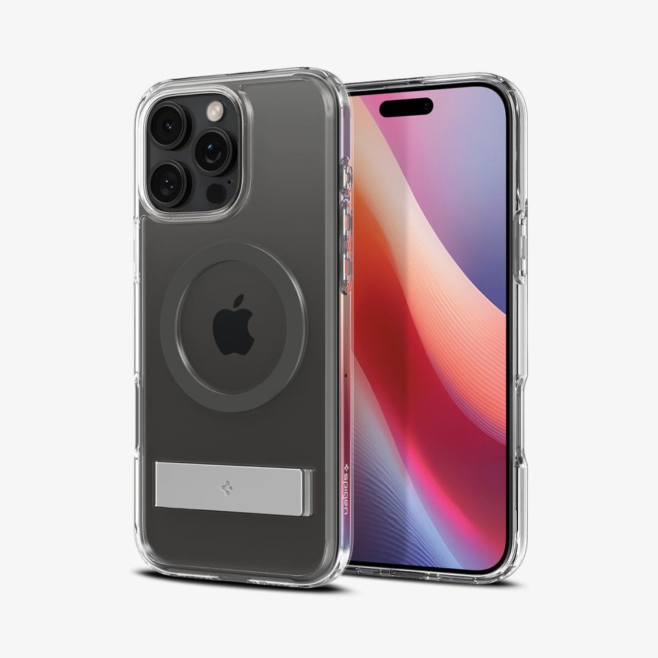 Spigen iPhone 16 Pro Kılıf Ultra Hybrid S MagFit MagSafe Özellikli Graphite