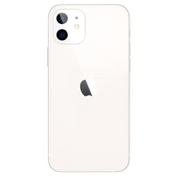 iPhone 12 Mini Kamera Lens Cam Ekran Koruyucu, Spigen Glas.tR Optik (2 Adet) White