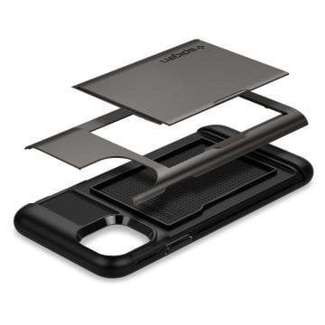 iPhone 11 Kılıf, Spigen Slim Armor CS Gunmetal