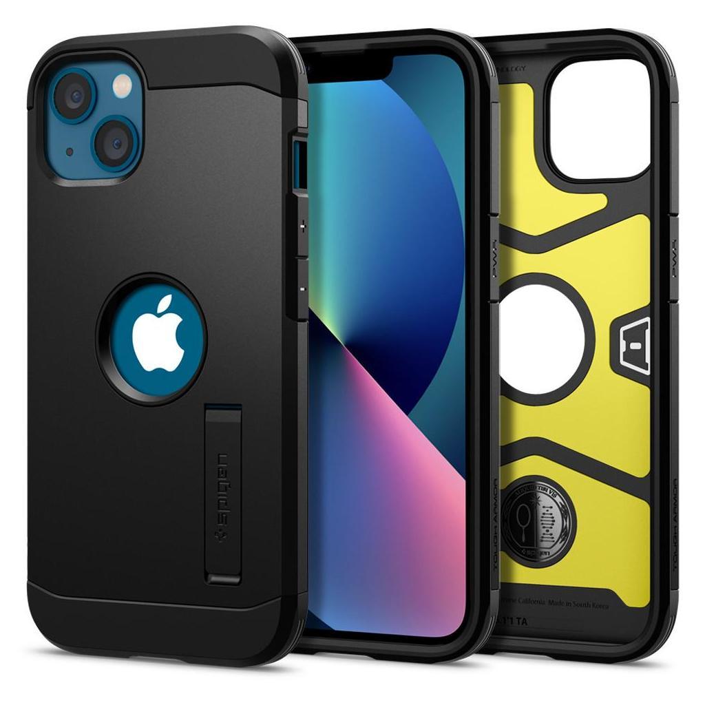 iPhone 13 Kılıf, Spigen Tough Armor Black