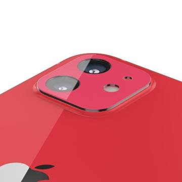 iPhone 12 Kamera Lens Cam Ekran Koruyucu, Spigen Glas.tR Optik (2 Adet) Red
