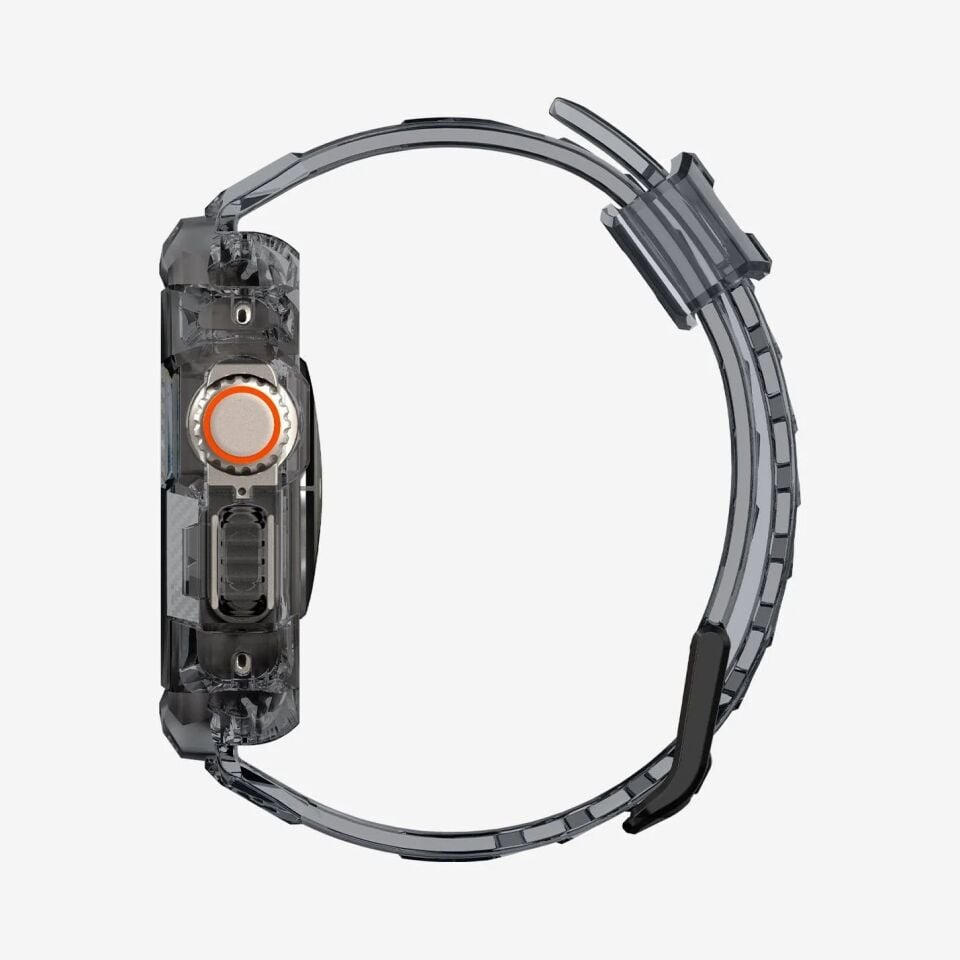 Spigen Apple Watch 49mm (Ultra 2/1) Kılıf & Kordon Kayış Rugged Armor Pro Space Crystal